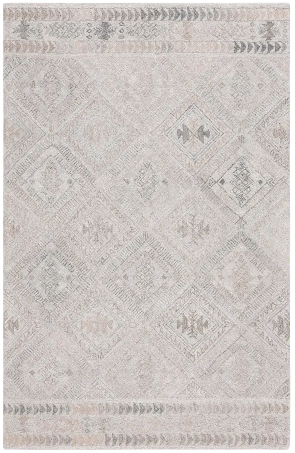 ABSTRACT Hand Tufted 8' x 10' area rug