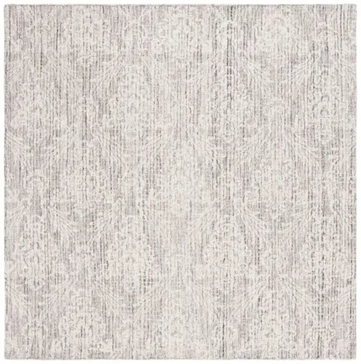 EBONY 112 Grey  6' X 6' Square Square Rug