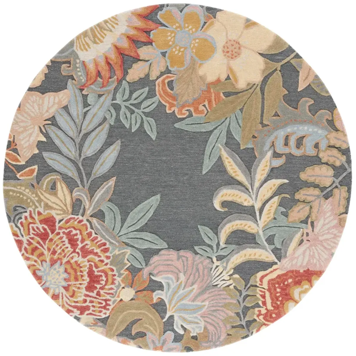 BELLAGIO Hand Tufted 6' x 6' Round area rug