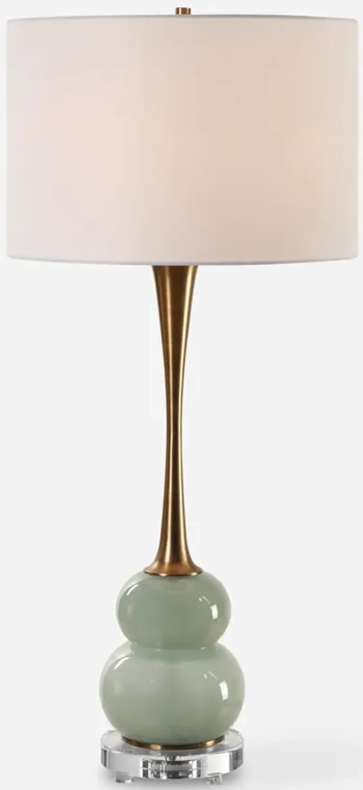 Sanctuary Green Gray Table Lamp