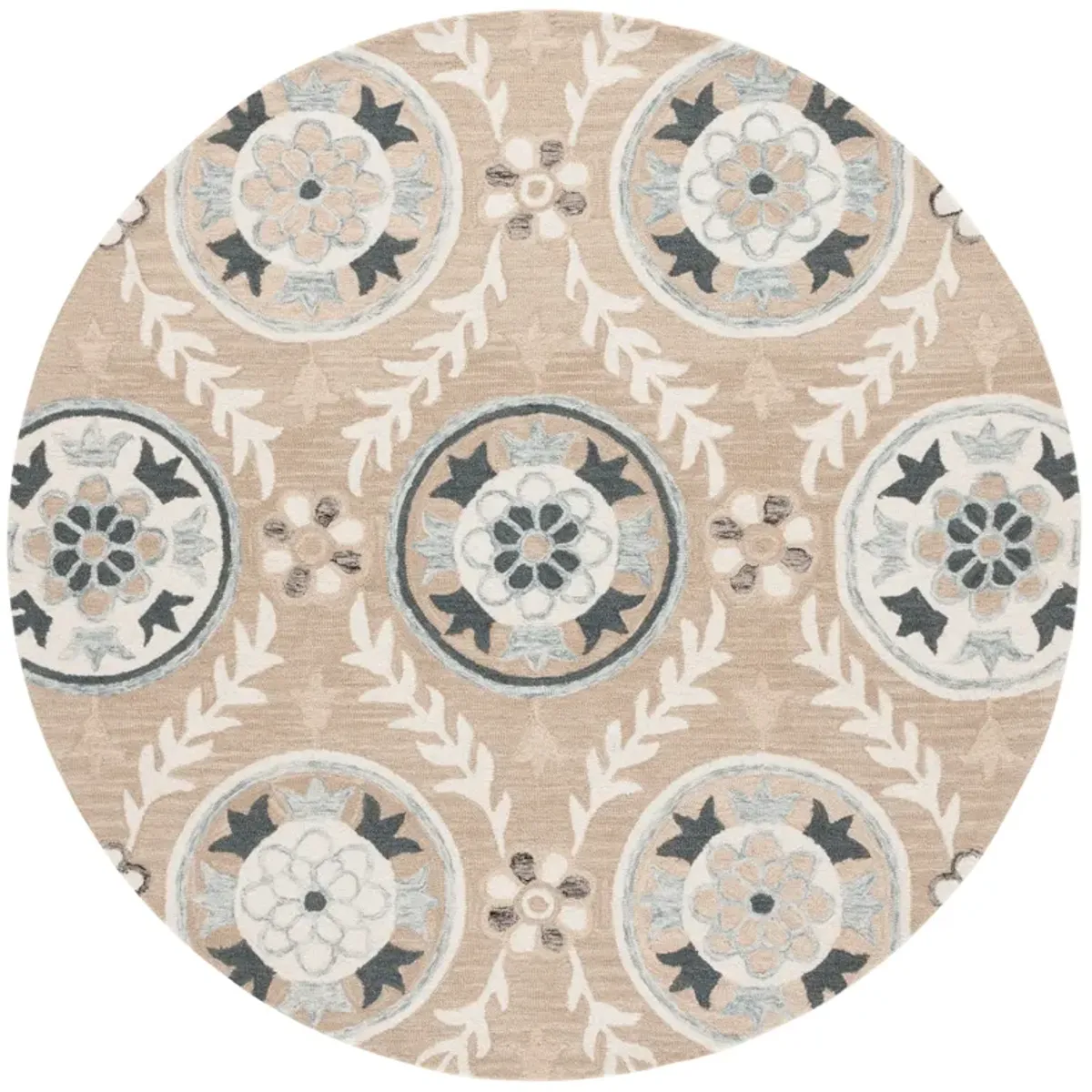 JARDIN Hand Tufted 6' x 6' Round area rug