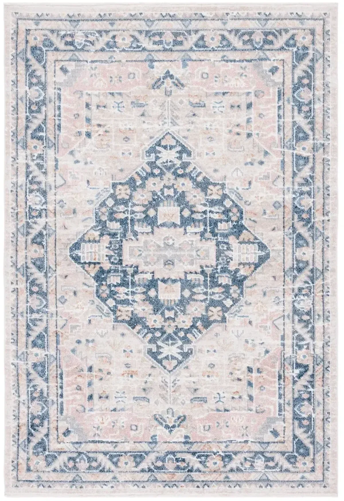 BLAIR WASHABLE 200 Blue 4' X 6' Small Rectangle Rug