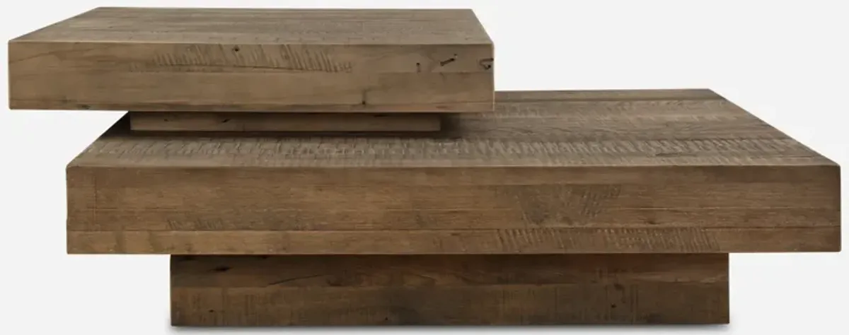 Rustic Planes Modern Coffee Table