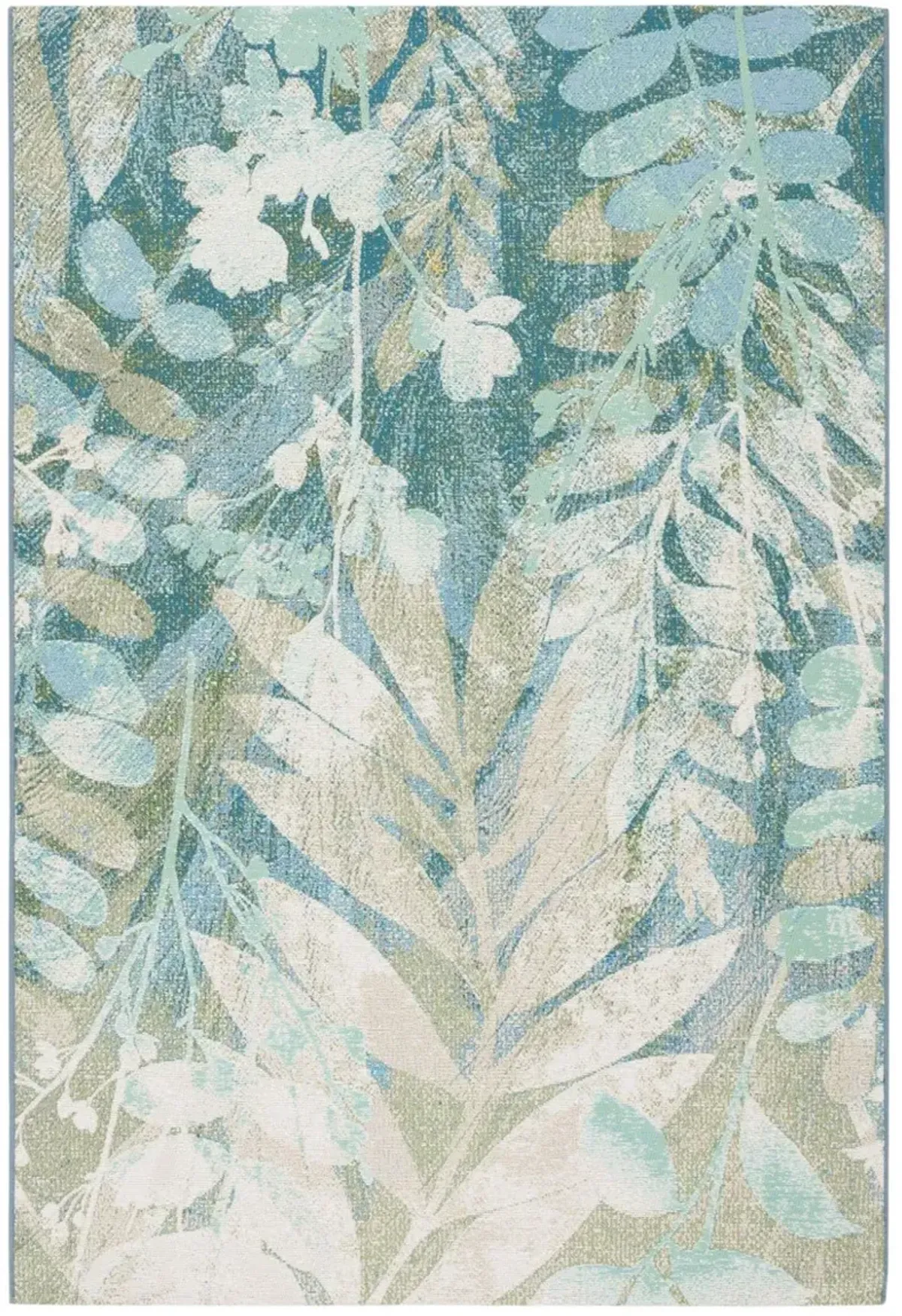 BARBADOS 541 Blue 4' X 6' Small Rectangle Rug