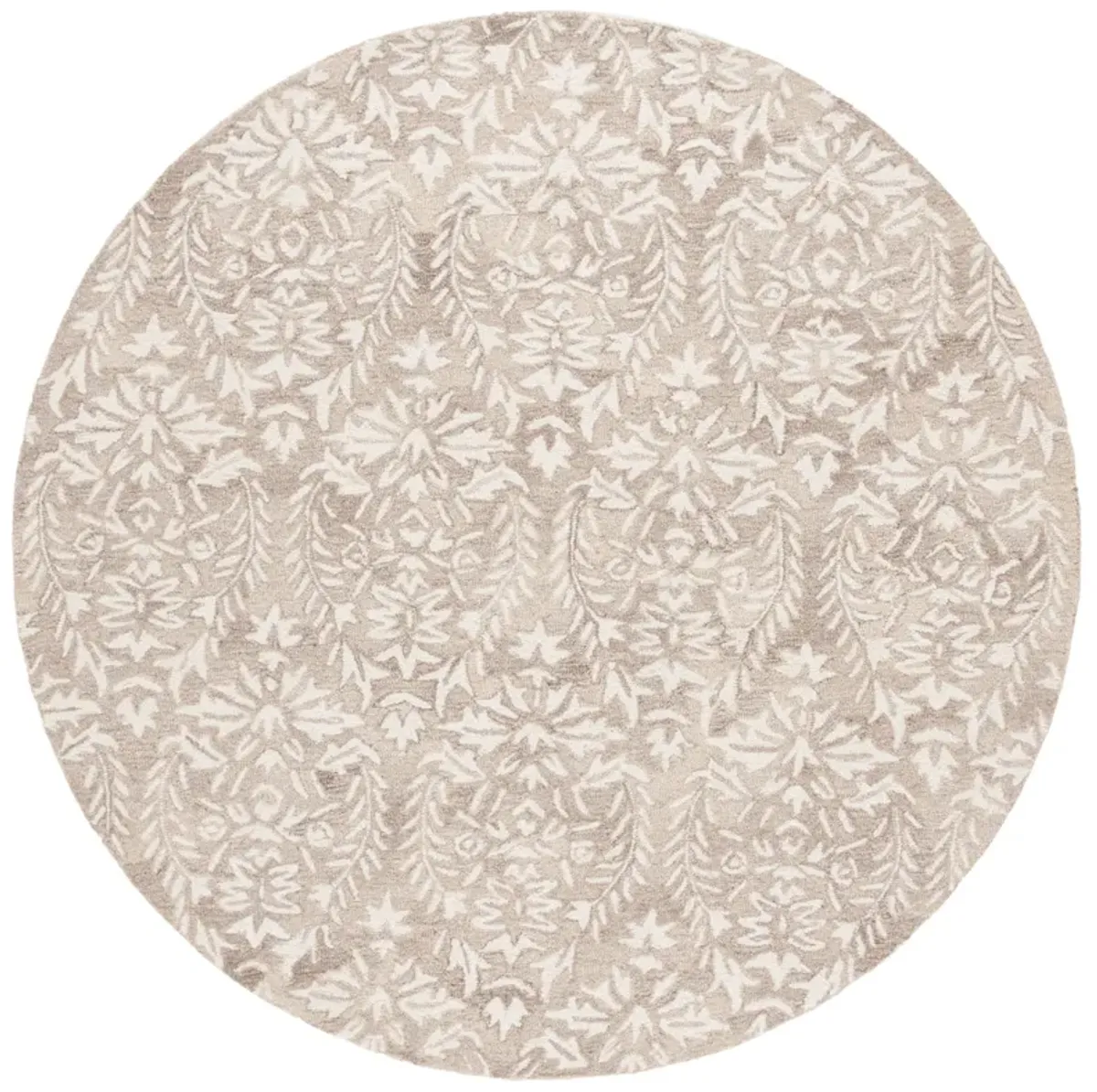 EBONY Hand Tufted 6' x 6' Round area rug