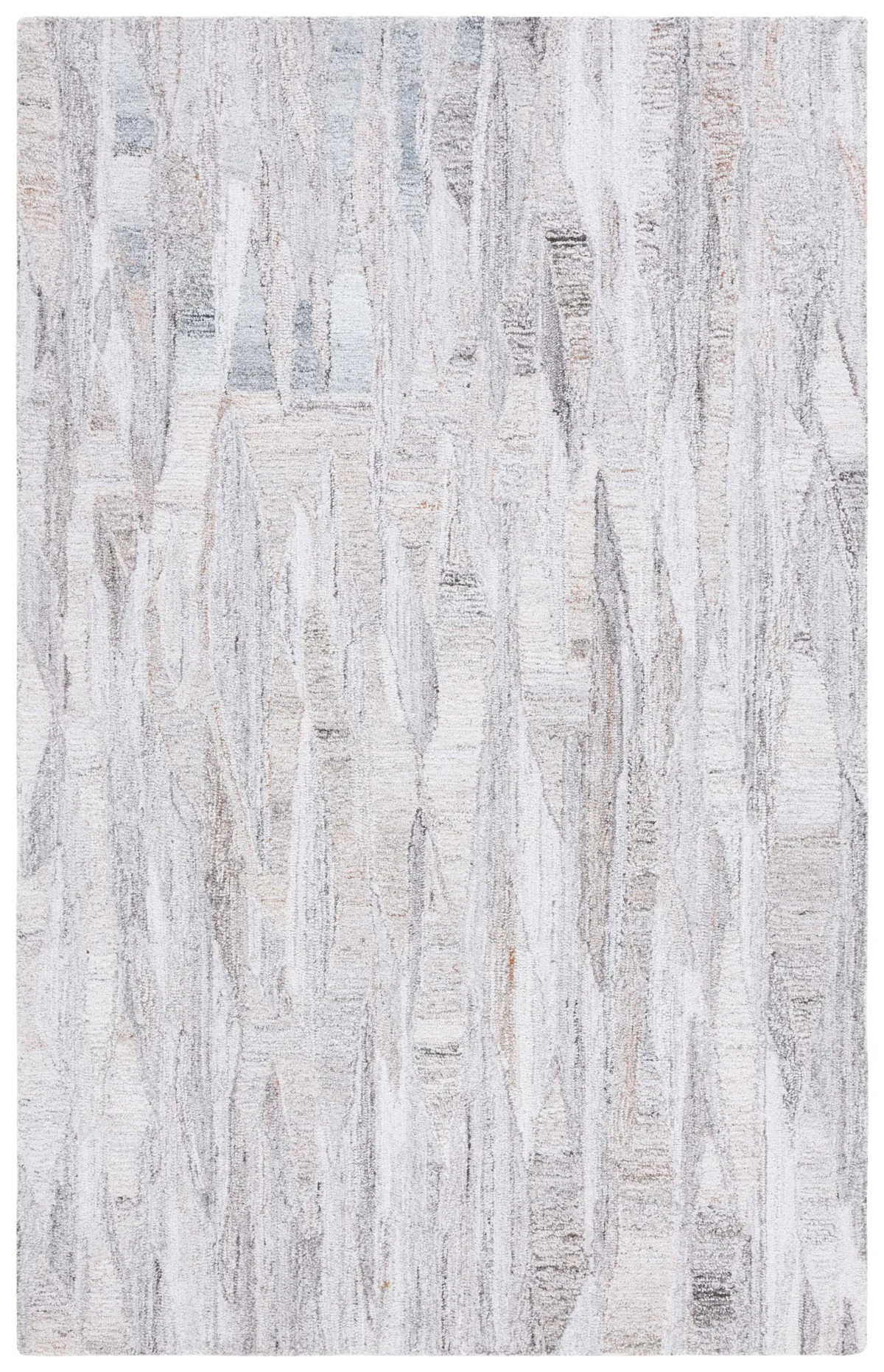 ABSTRACT Hand Tufted 4' x 6' area rug