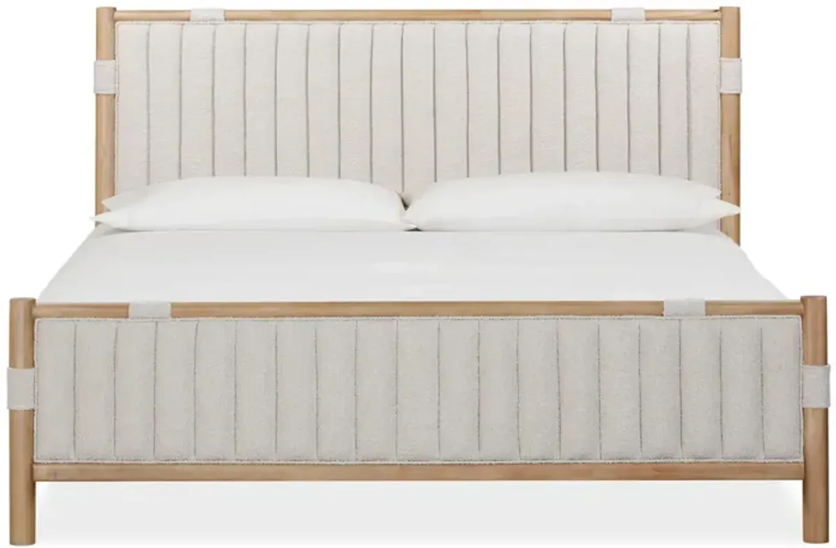 Furano Full Upholstered Panel Bed