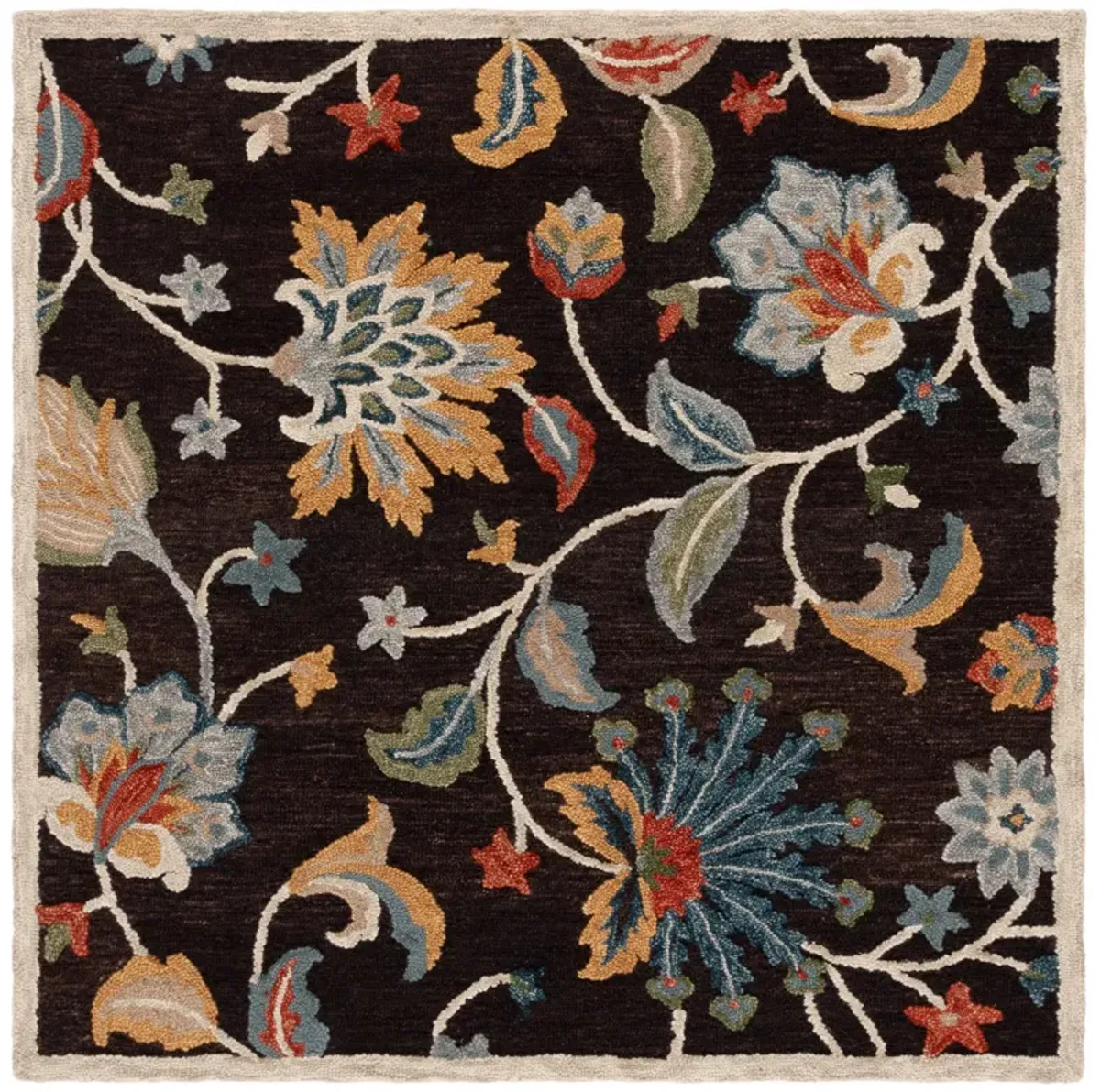 BLOSSOM Hand Tufted 6' x 6' Square area rug