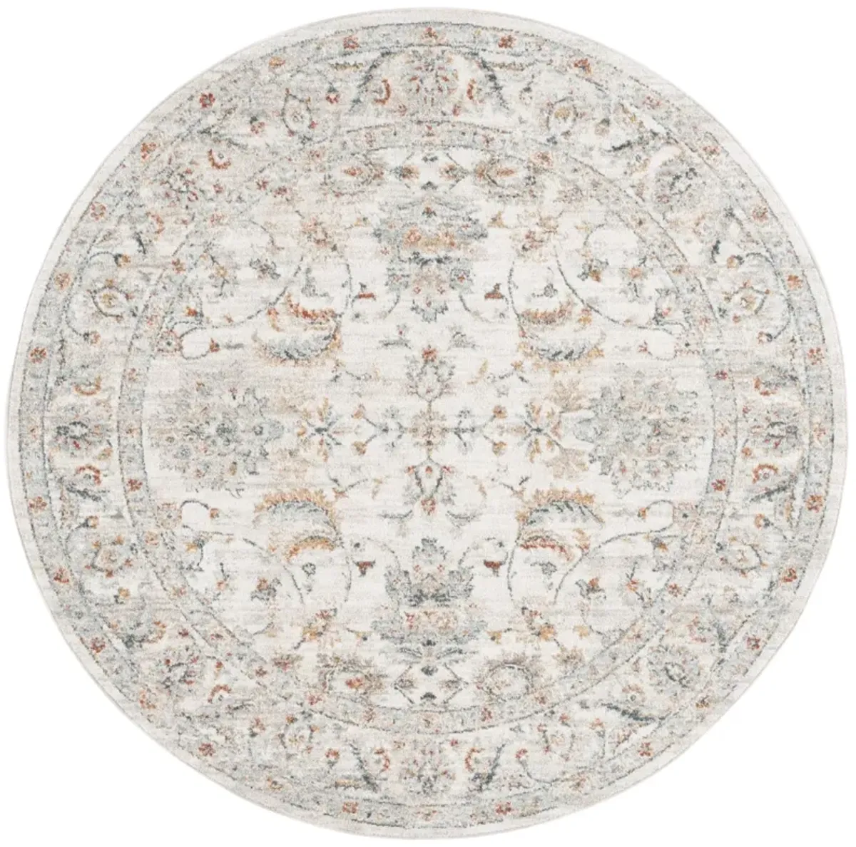 AVALON 220 IVORY  6'-7' X 6'-7' Round Round Rug