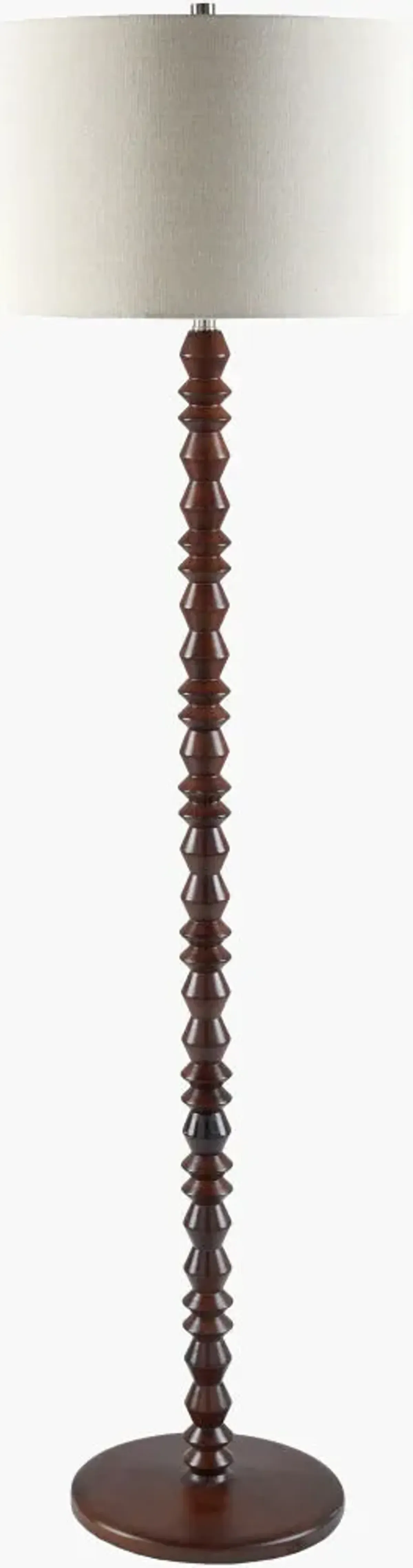 Padauk PDK-003 61"H x 16"W x 16"D Accent Floor Lamp
