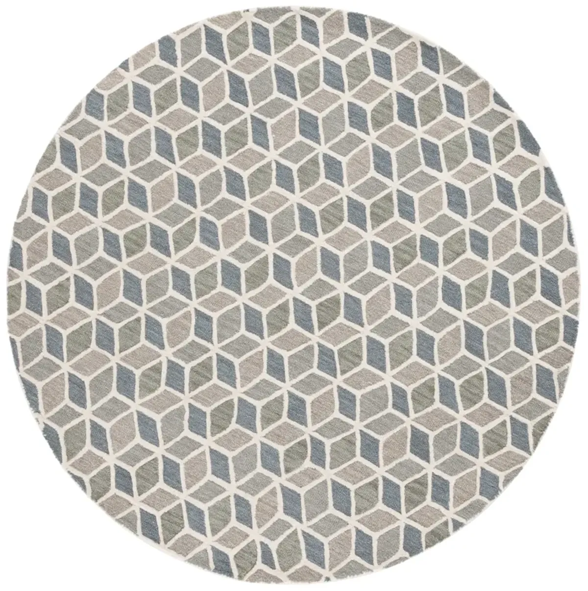 EBONY Hand Tufted 6' x 6' Round area rug