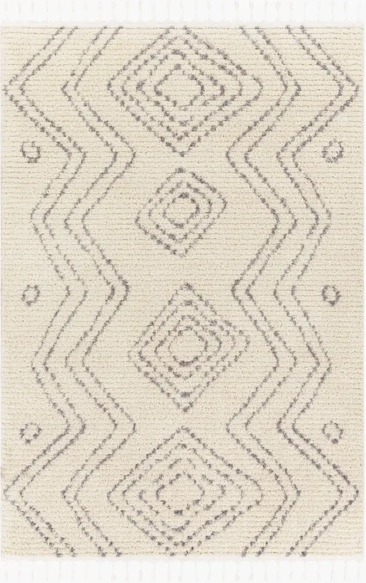 Casablanca Shag CAG-2317 5'3" x 7' Machine Woven Rug