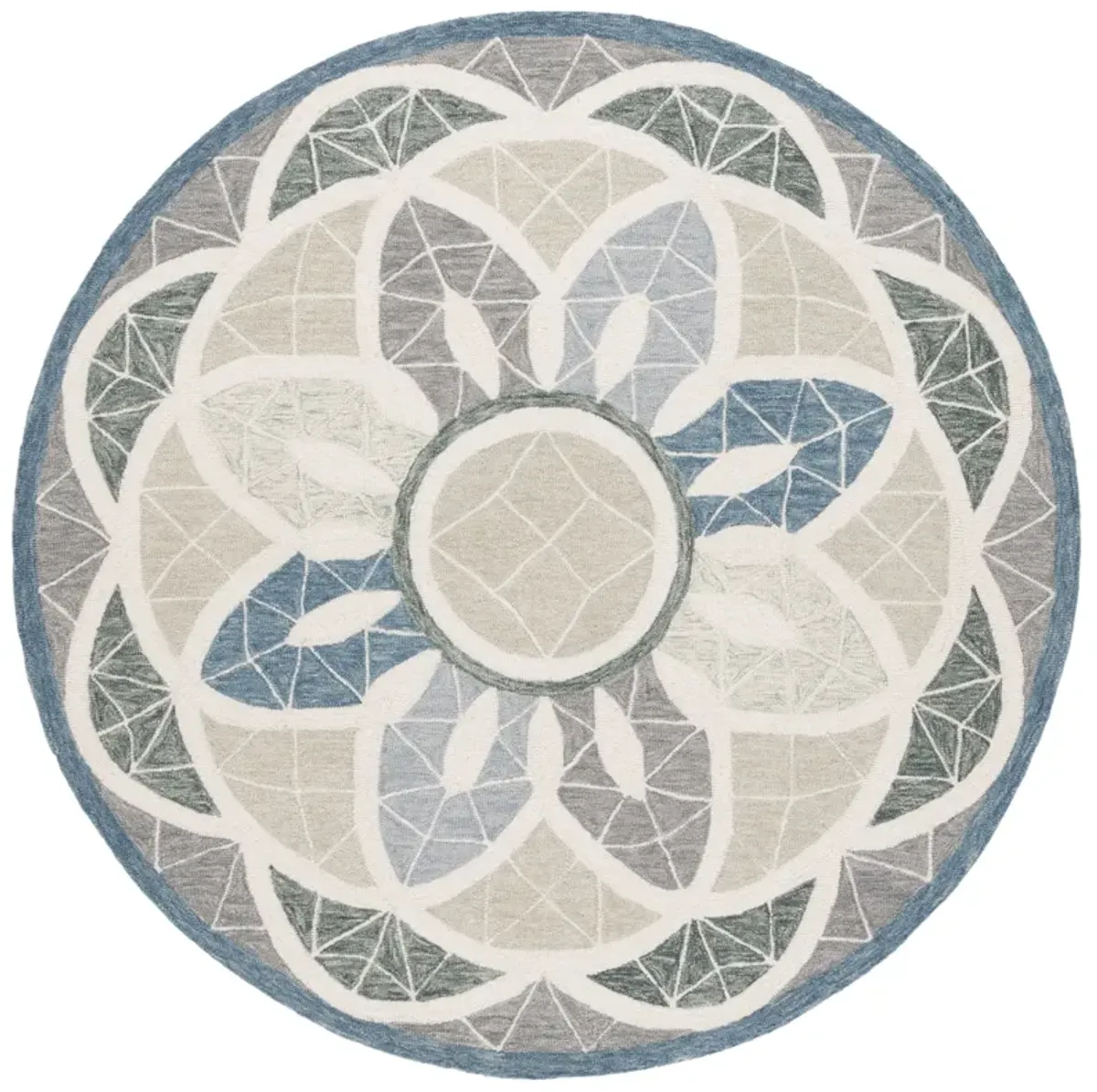 NOVELTY Hand Tufted 4' x 4' Round area rug