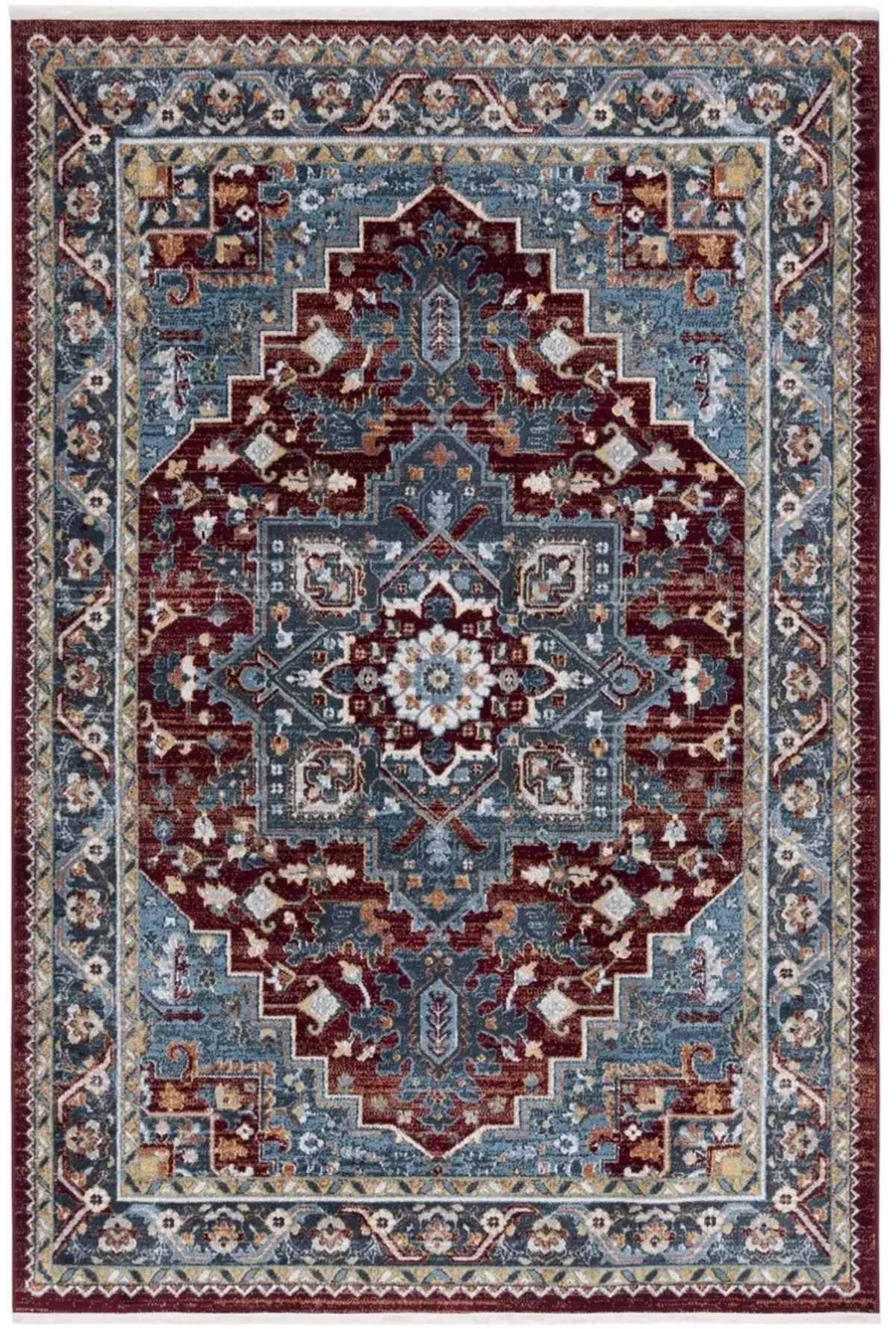 BAYSIDE 108 Blue 4' X 6' Small Rectangle Rug