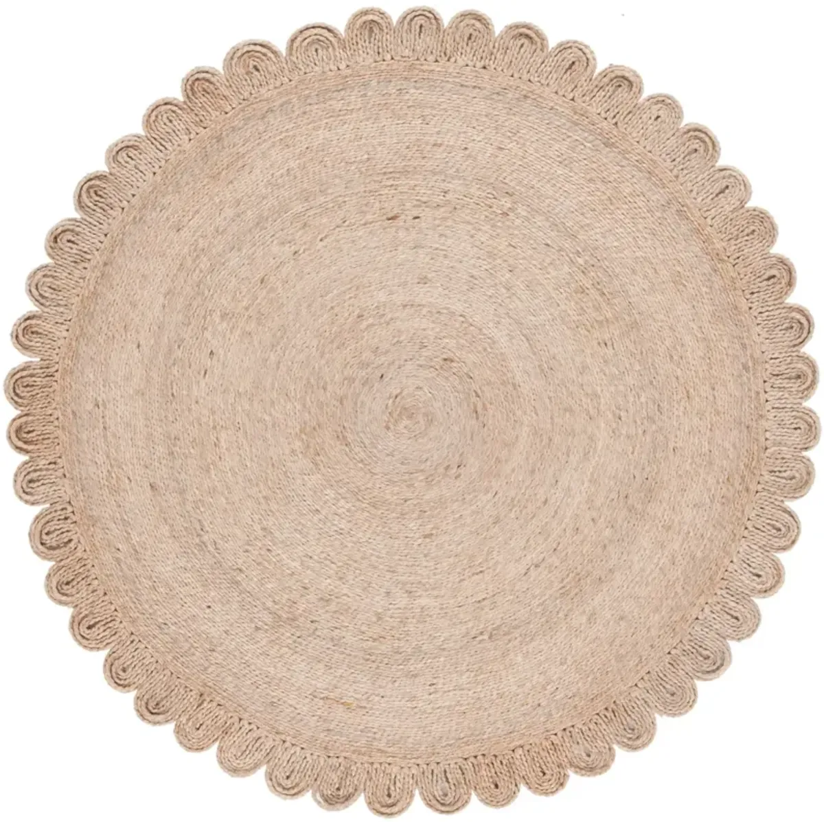 NATURAL FIBER 246 NATURAL 6' x 6' Round Round Rug