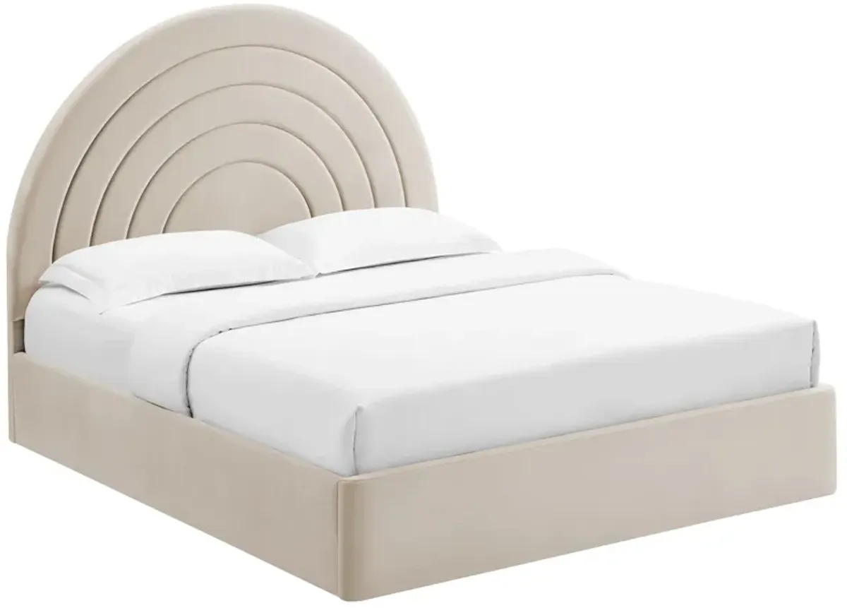 Solana Arched Performance Velvet King Platform Bed by Modway
