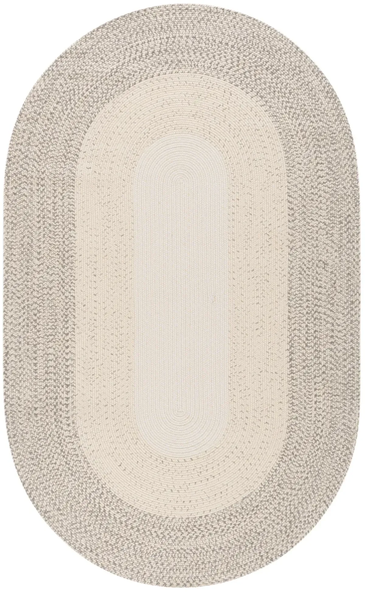 BRAIDED Hand Woven 5' x 8' Oval area rug