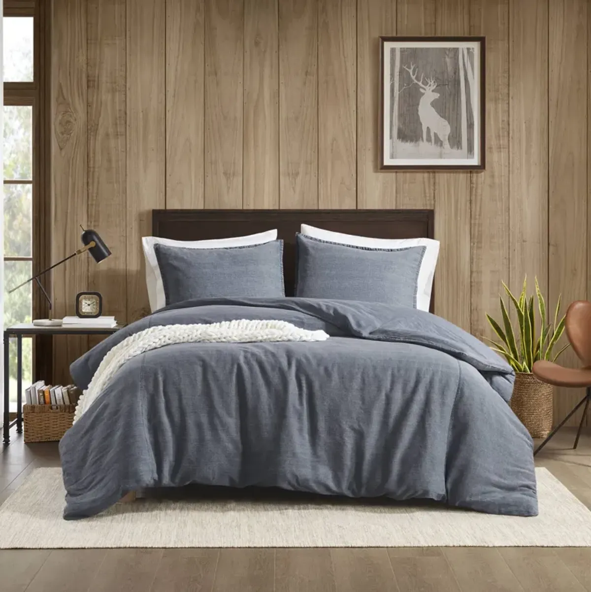 Twill Washed Duvet Set