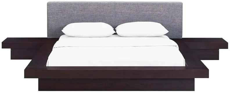 Freja 3 Piece Queen Fabric Bedroom Set