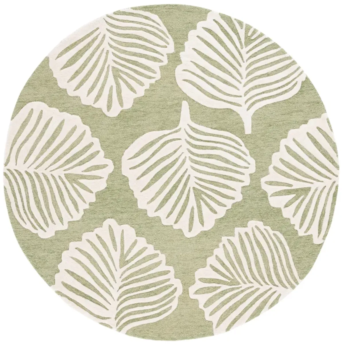 BLOSSOM Hand Tufted 6' x 6' Round area rug