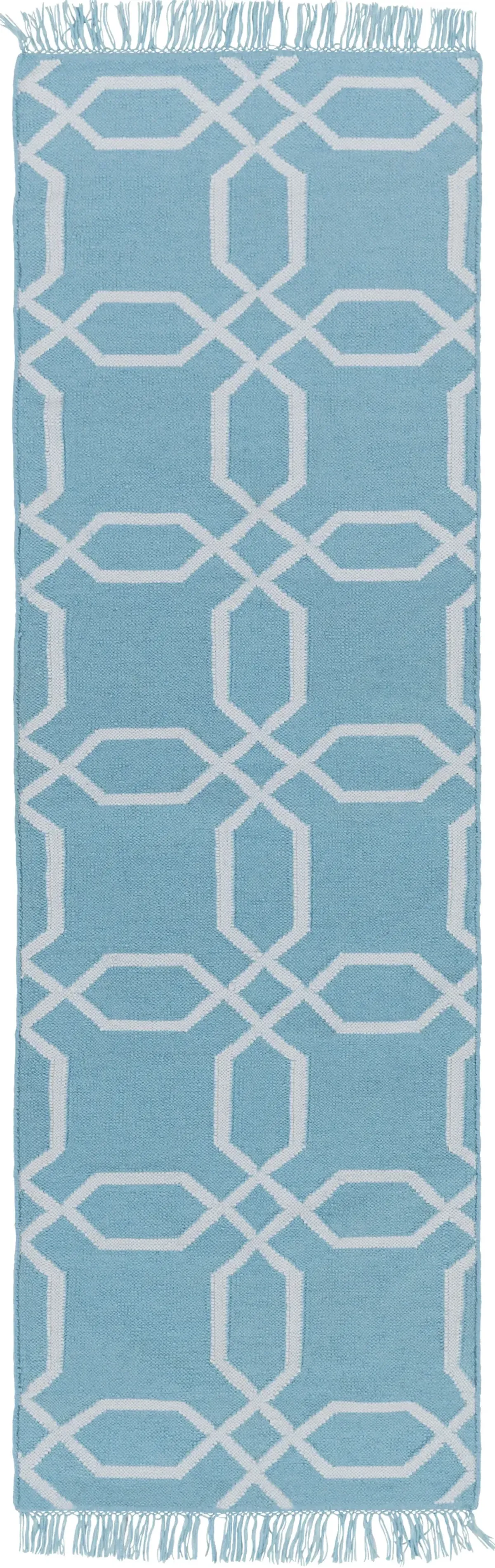 Lagoon LGO-2009 2'6" x 8' Hand Made Rug