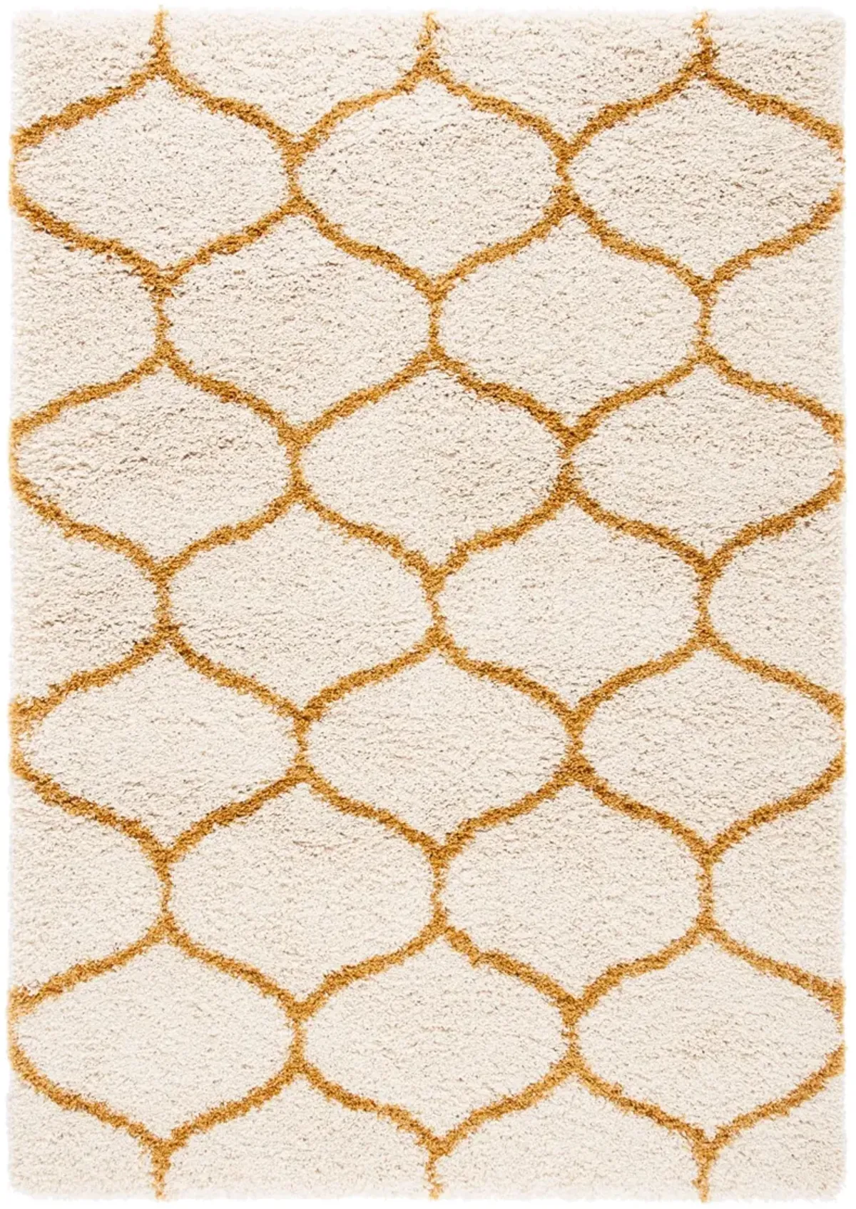 HUDSON SHAG 280 IVORY  2' x 3' Accent Rug