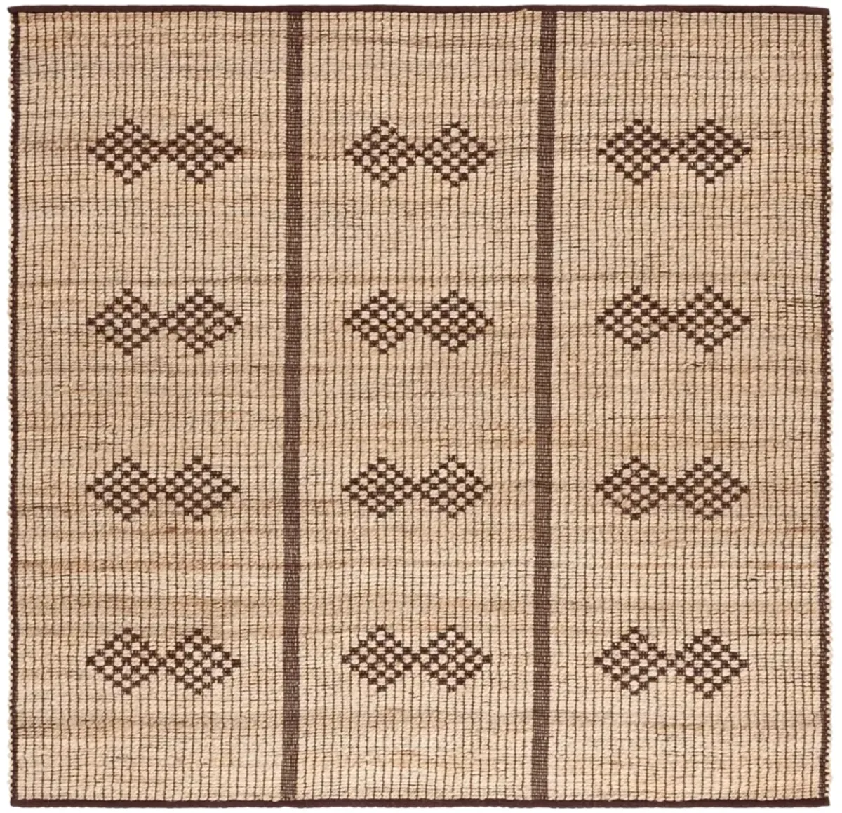 NATURAL FIBER 899 NATURAL  6' x 6' Square Square Rug