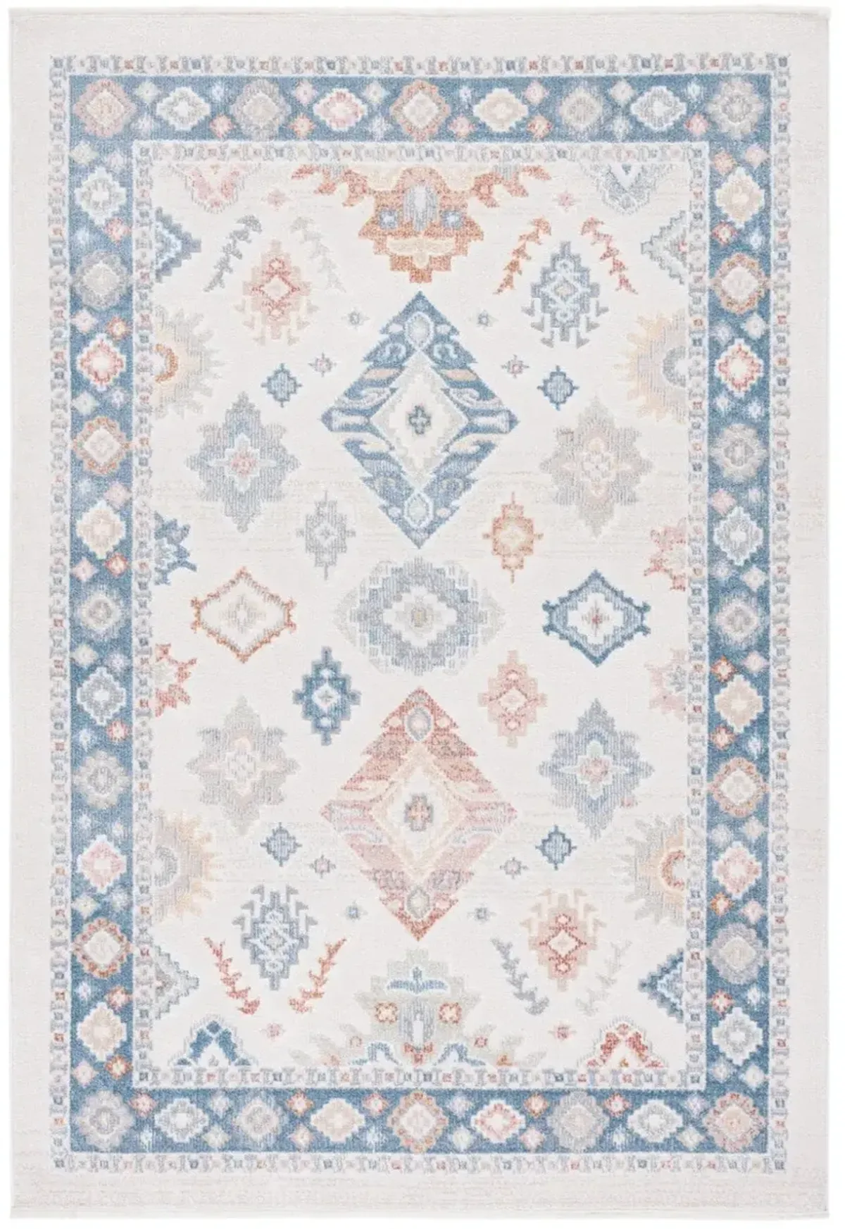 BLAIR WASHABLE 218 Blue 4' X 6' Small Rectangle Rug