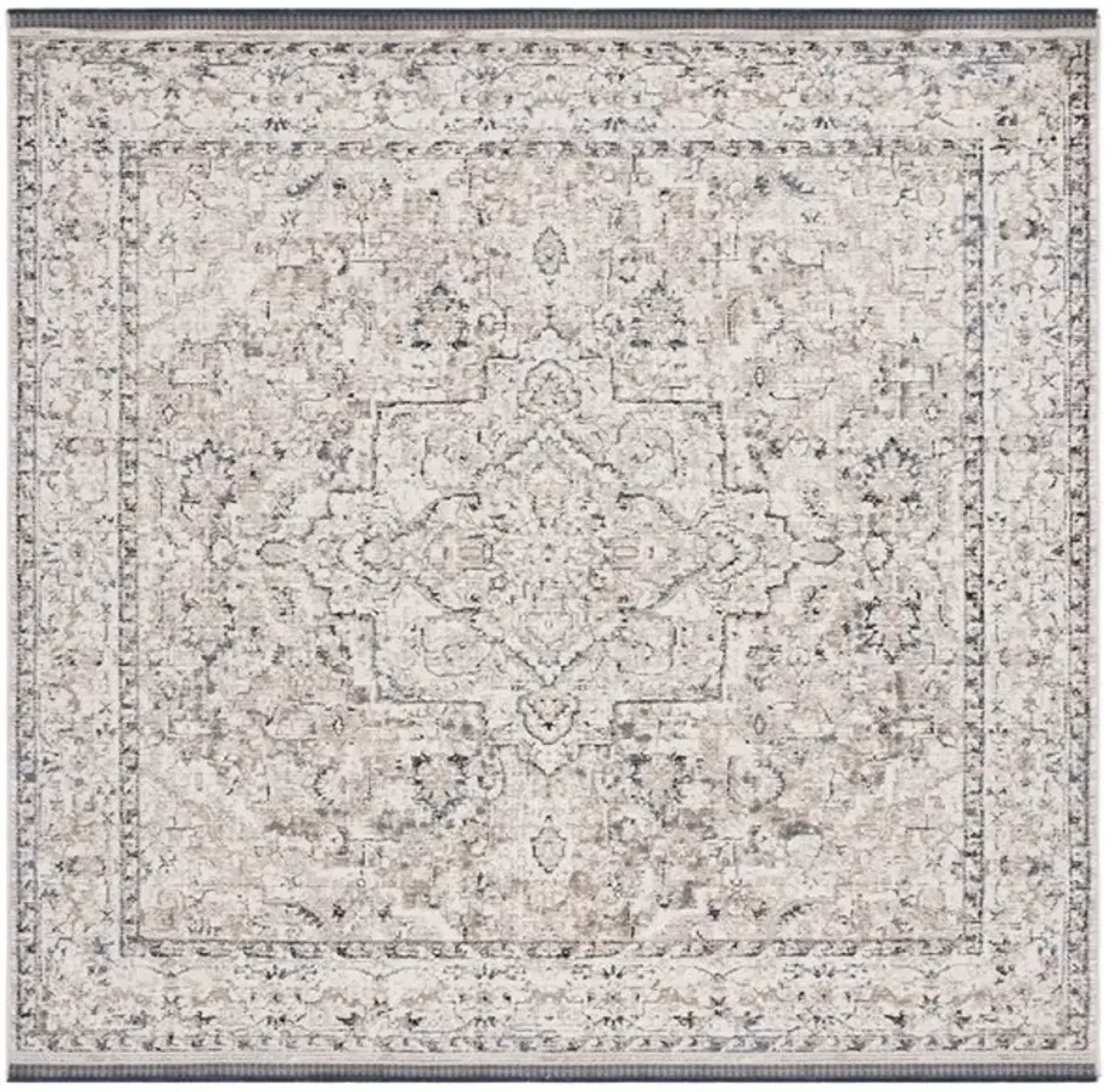 VIVALDI 595 Grey  6'-7' X 6'-7' Square Square Rug