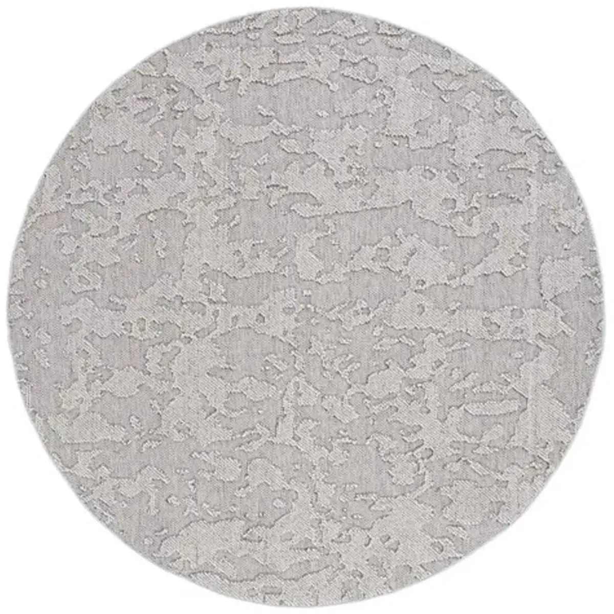 GLOBAL 224 Grey  6'-7' X 6'-7' Round Round Rug
