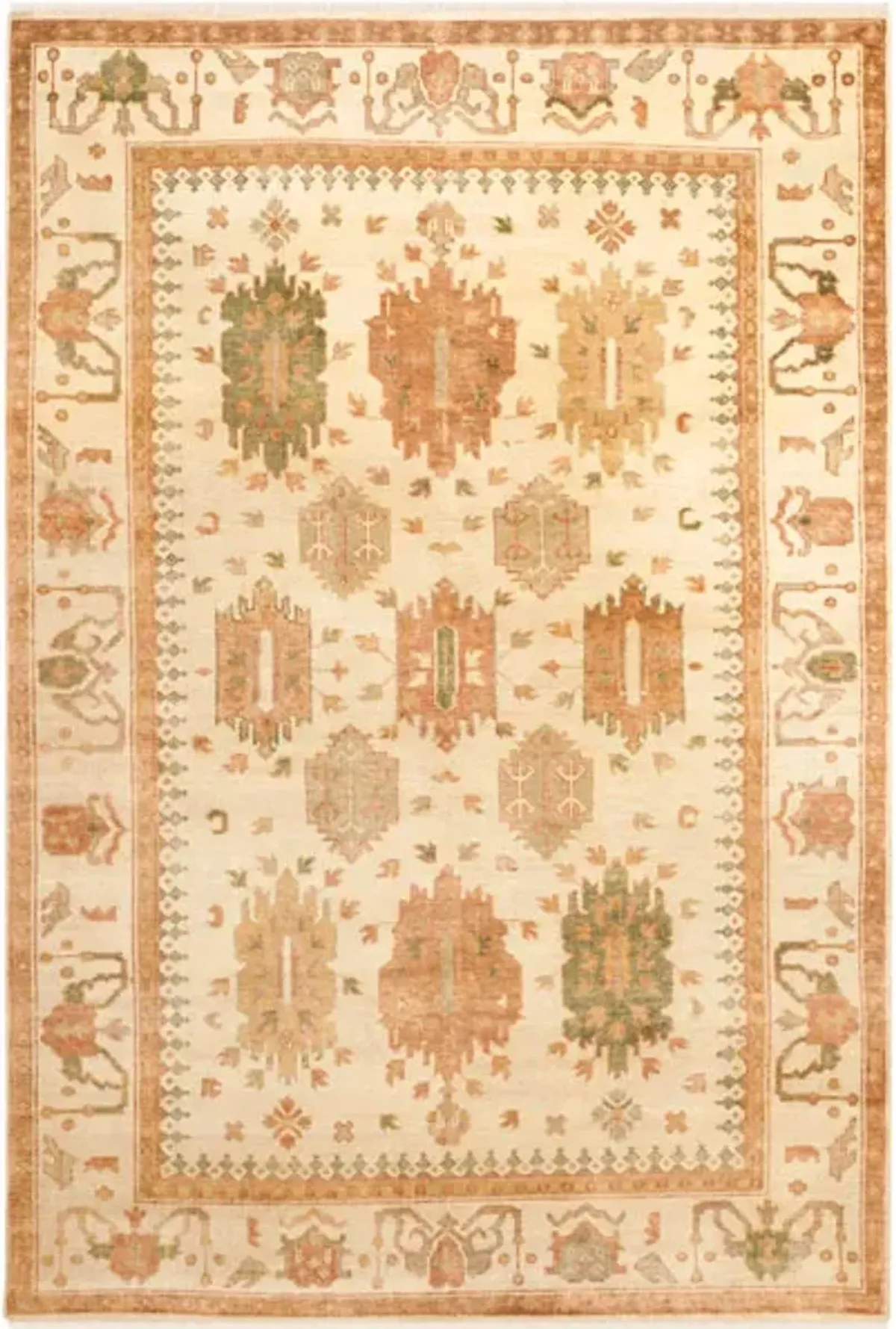 OSH126 Beige  6' X 9' Medium Rectangle Rug