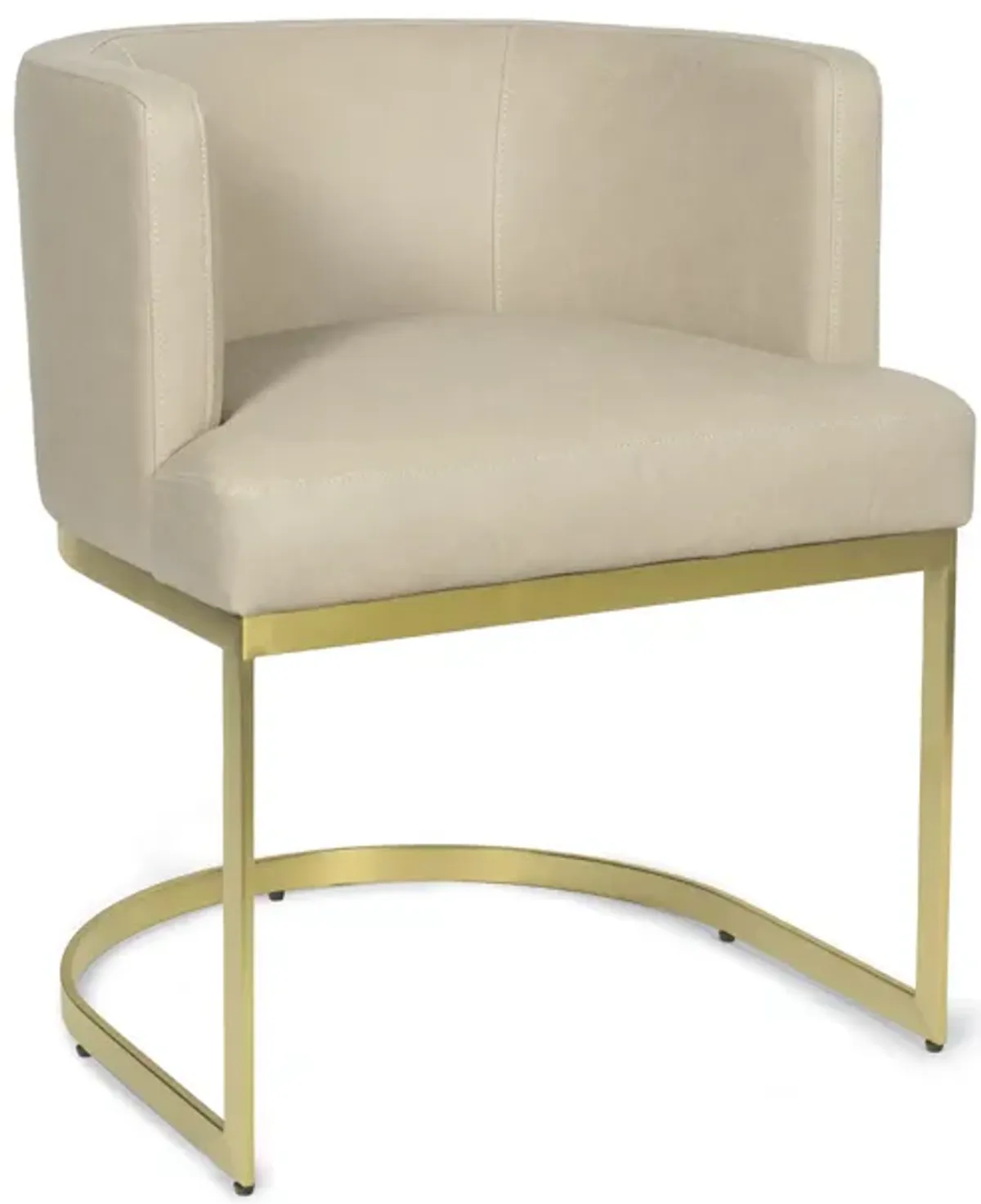 Owen Leather Dining Chair (Cappuccino)