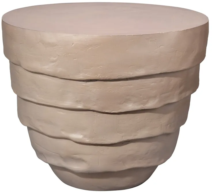 Concentric Fiber Glass Side Table