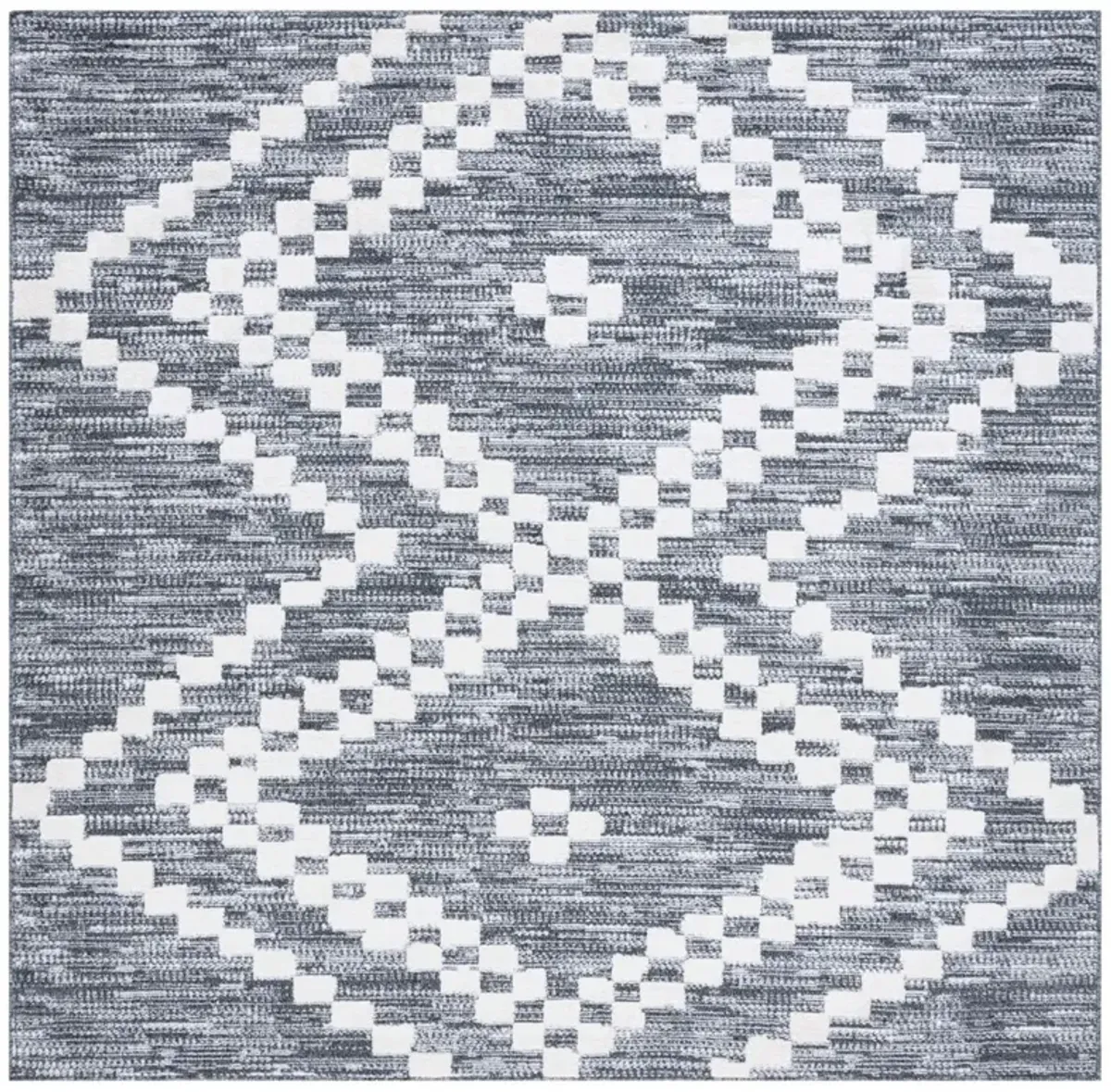 ALAMO 717 Grey 6'-7' X 6'-7' Square Square Rug