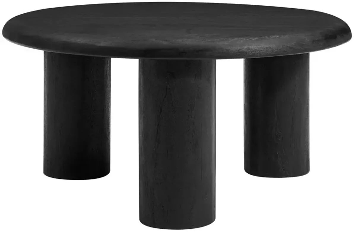 Mavina Round Mango Wood Coffee Table
