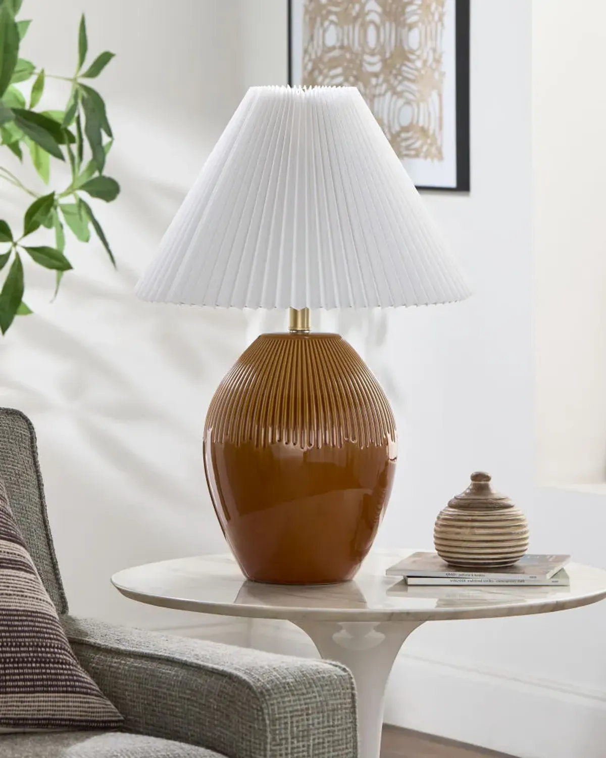 Padstow PSW-008 23"H x 16"W x 16"D Accent Table Lamp