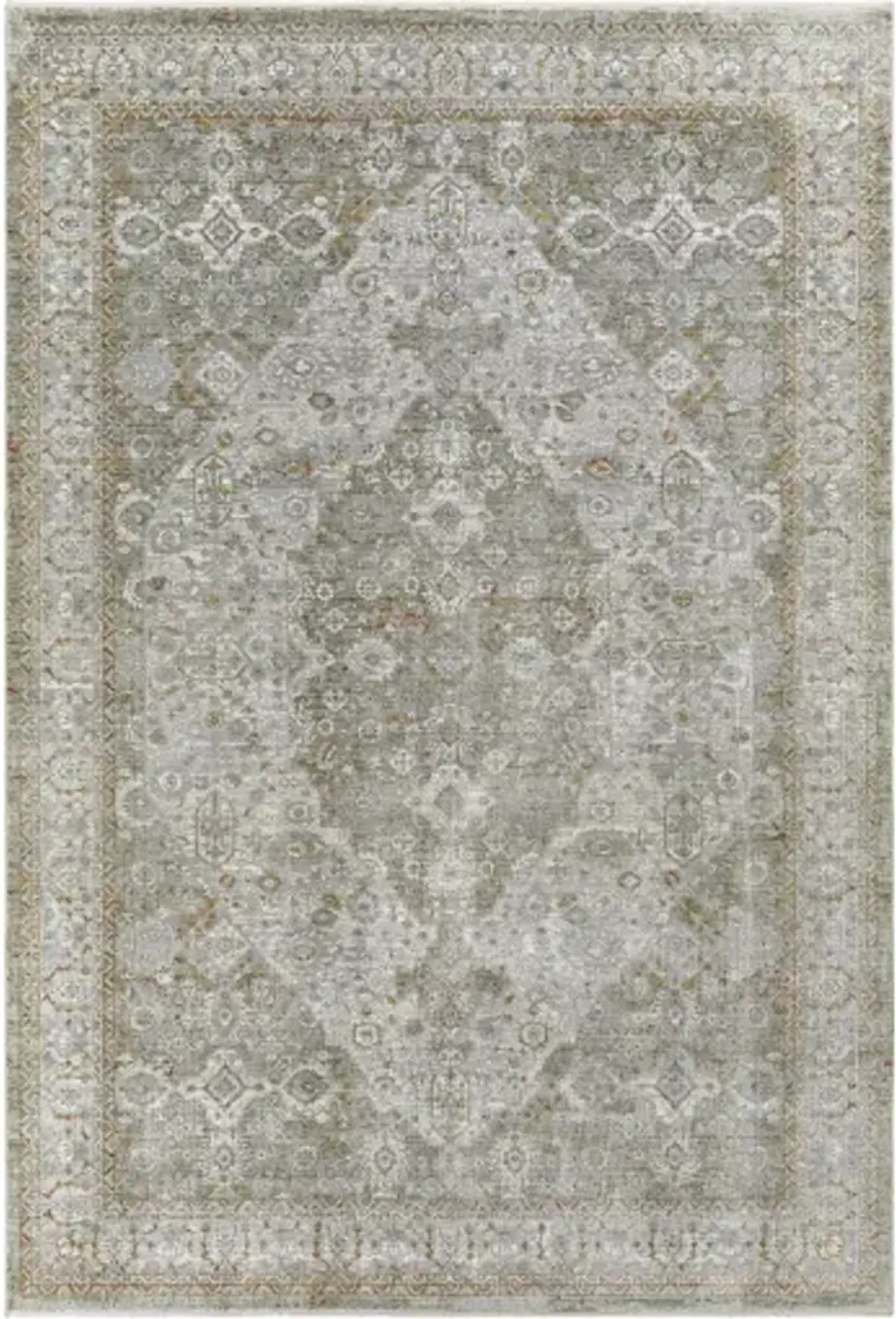Isfahan ISF-2302 2'7" x 7'10" Machine Woven Rug