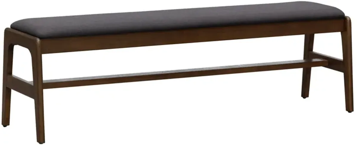 Remix Upholstered Bench - Grey