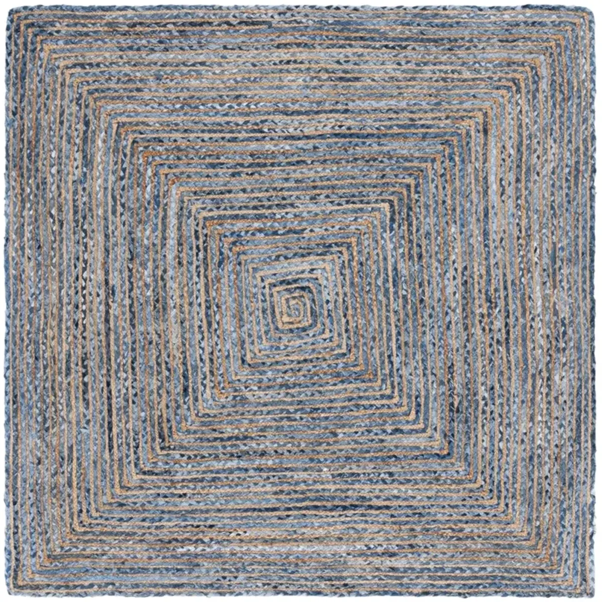 CAPE COD 202 BLUE  3' x 3' Square Square Rug