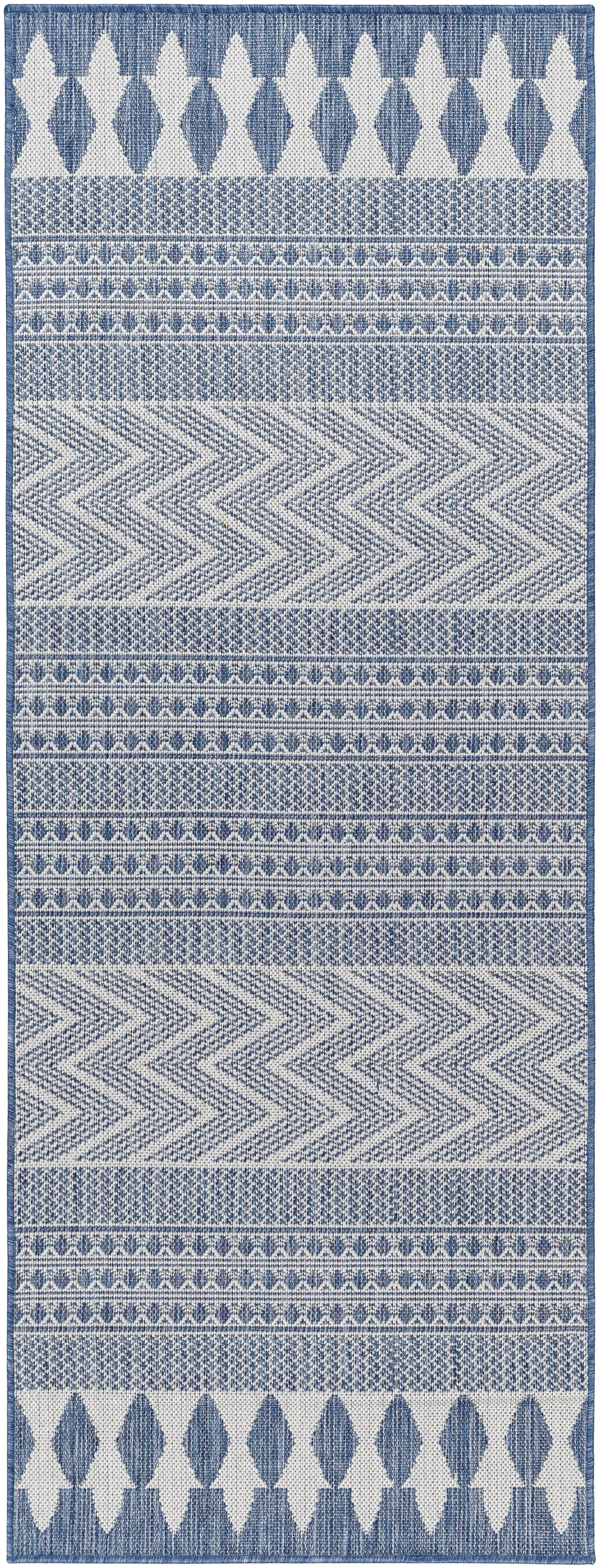 Long Beach LBH-2324 2'7" x 7'3" Machine Woven Rug
