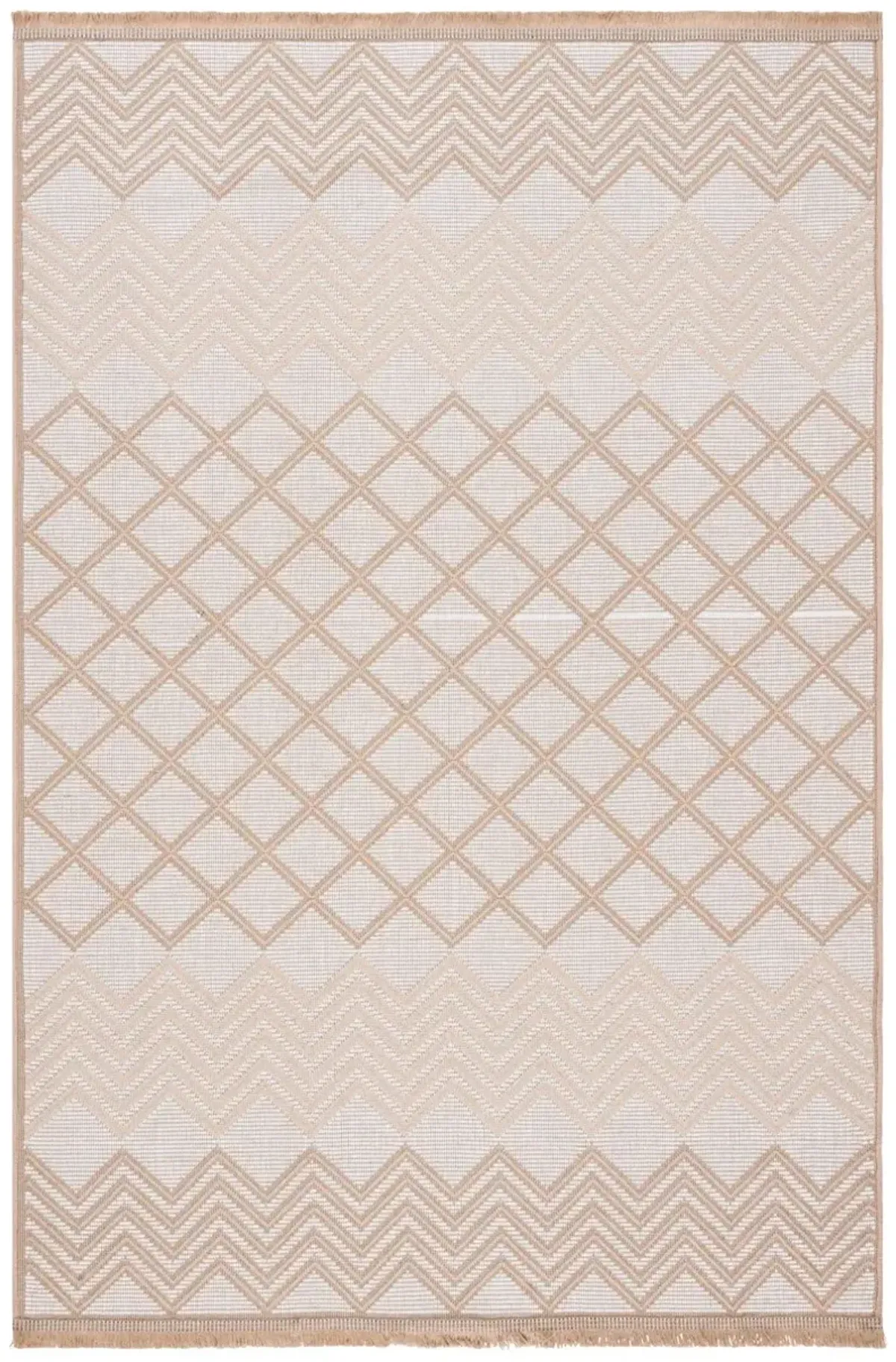 ASPECT 460 Beige 8'-6' X 12' Large Rectangle Rug