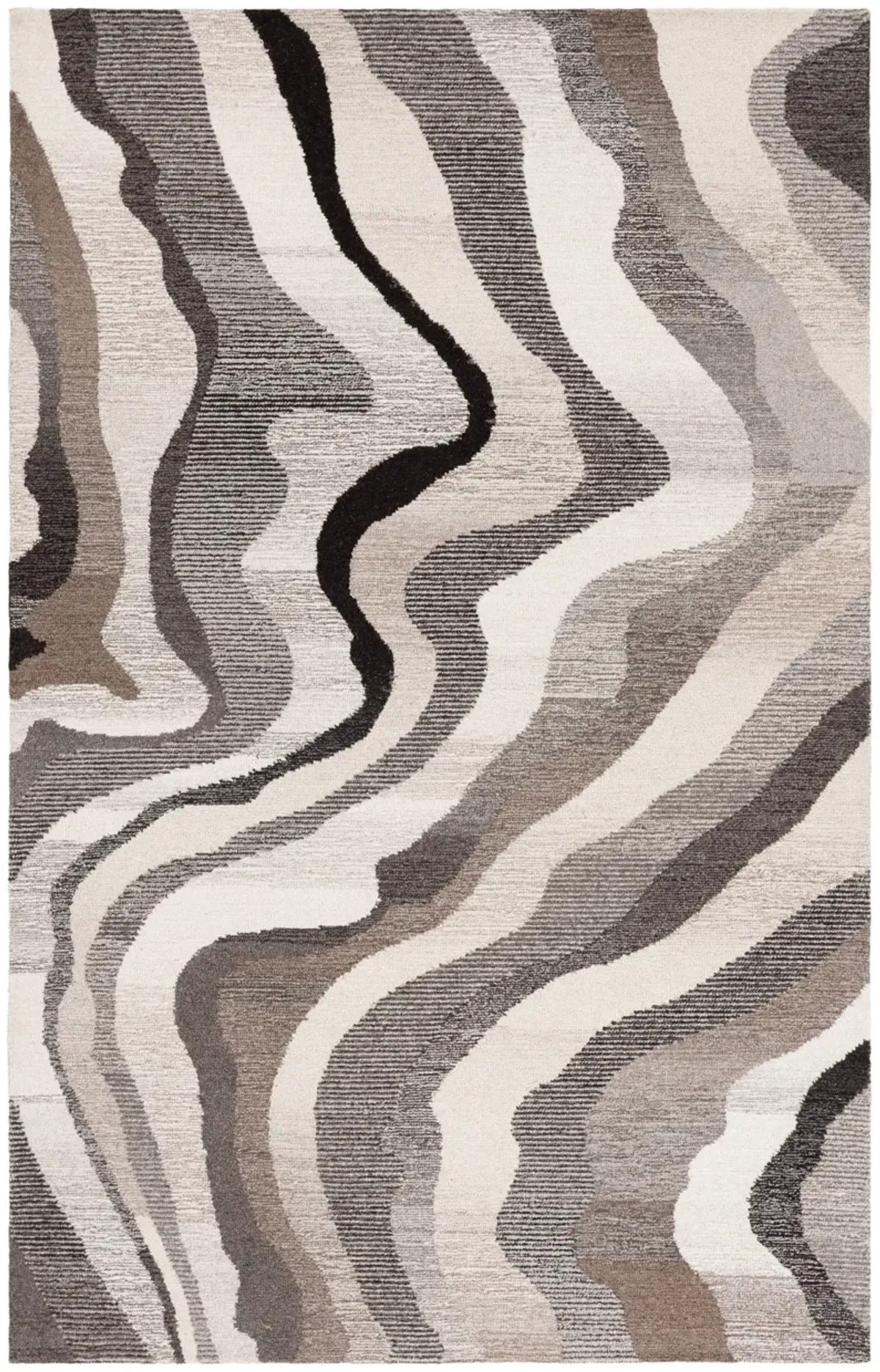 EBONY Hand Tufted 9' x 12' area rug