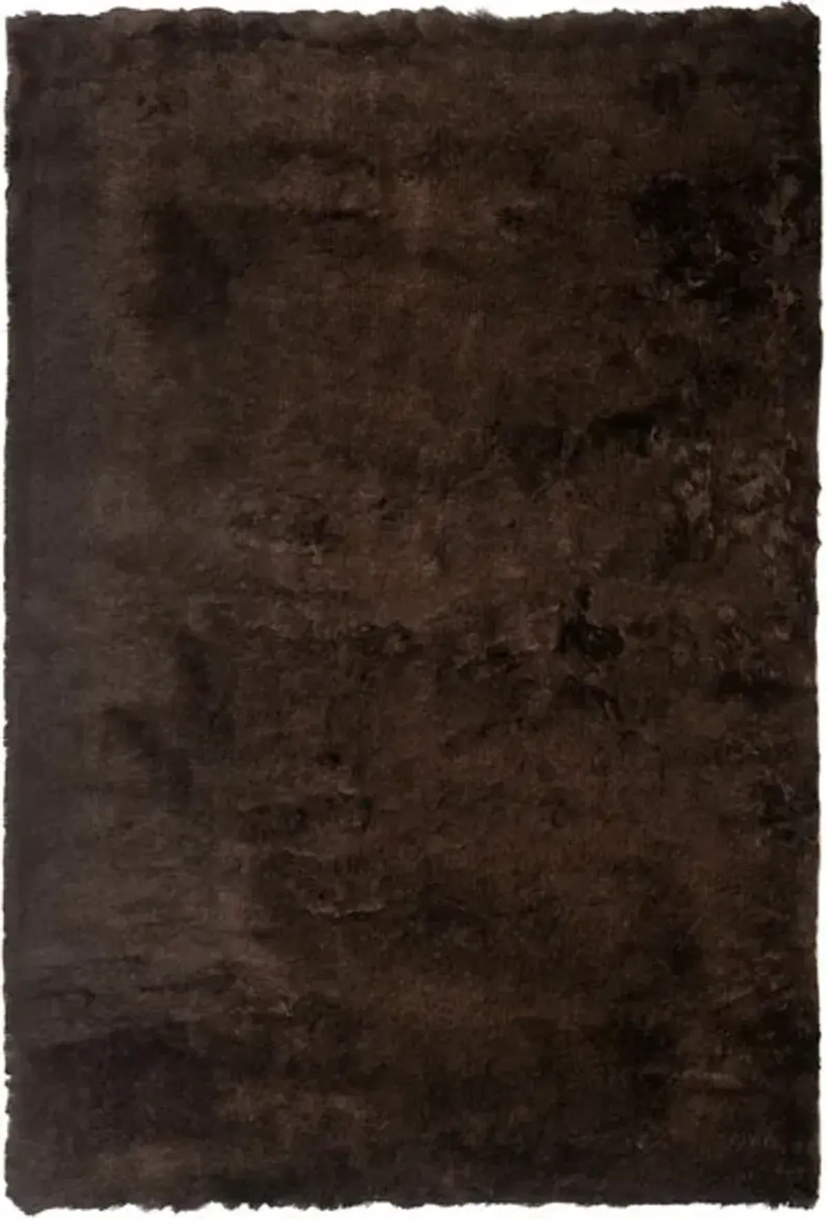 PARIS SHAG Brown 6' X 9' Medium Rectangle Rug
