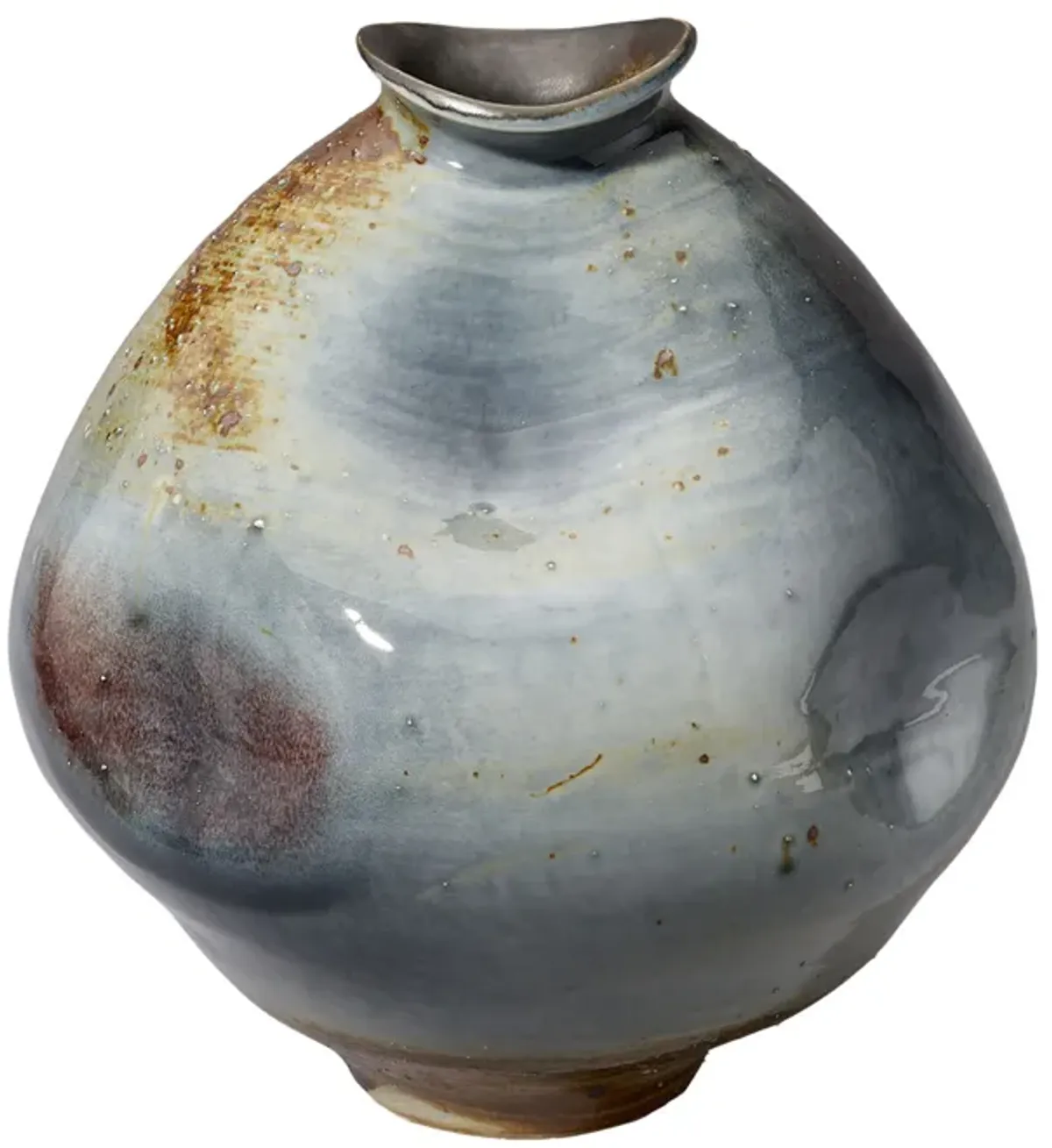 Madrid Dimpled Ceramic Decorative Vase
