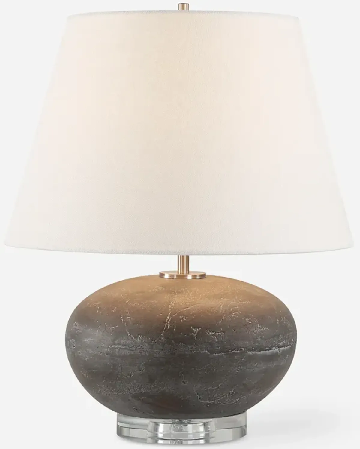Beckley Gray Stone Table Lamp