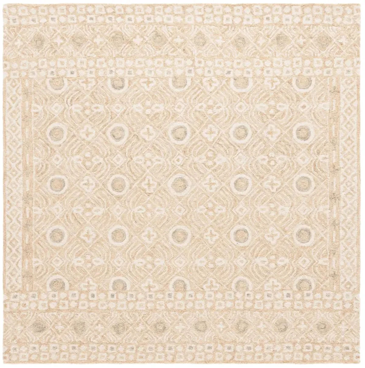 MICRO-LOOP Hand Tufted 5' x 5' Square area rug
