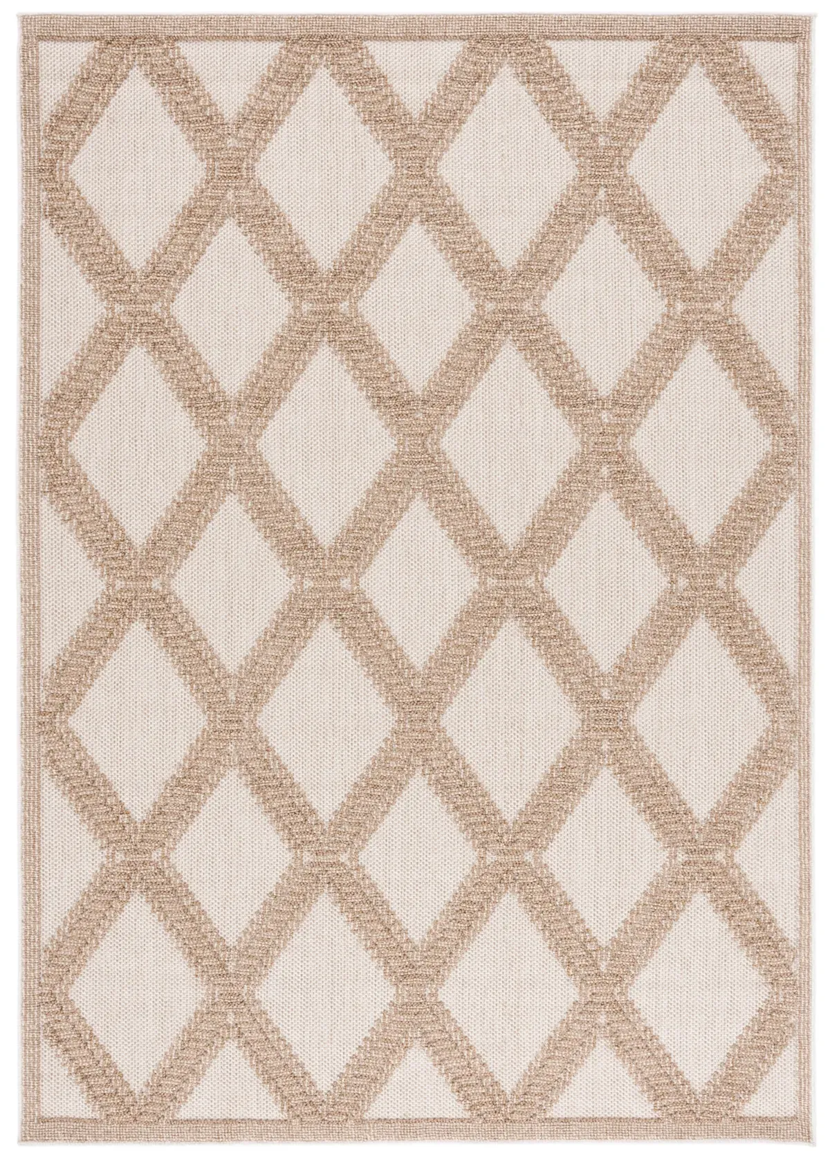 MSRO226 GLOBAL BEIGE  5'-3' x 7'-6' Medium Rectangle Rug