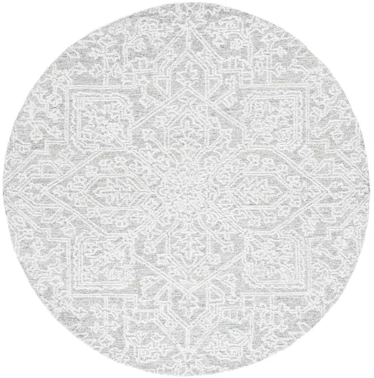 EBONY Hand Tufted 6' x 6' Round area rug