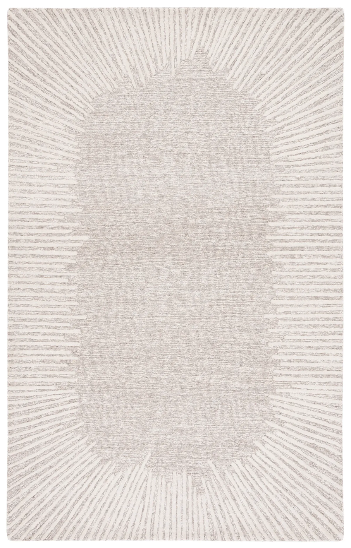 ABSTRACT Hand Tufted 11' x 15' area rug