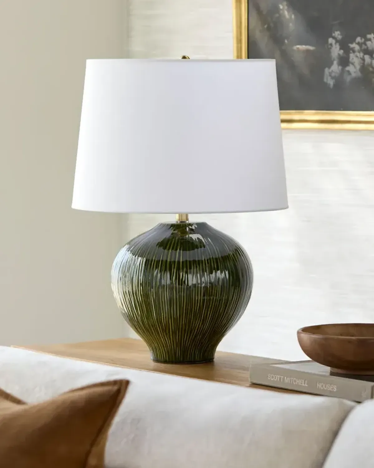 Otaki OTK-002 24"H x 17"W x 17"D Accent Table Lamp